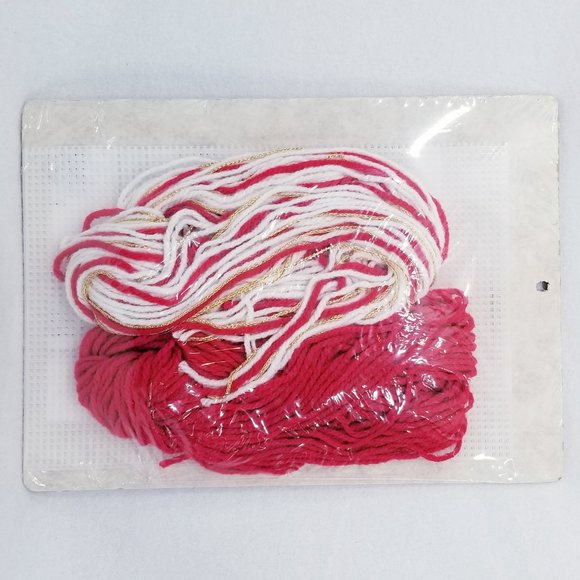 Vtg. Plastic Canvas Christmas Coasters & Caddy-New - Picture 6 of 7